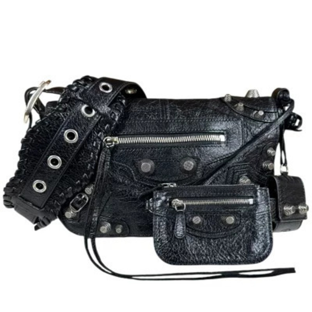 Balenciaga Le Cagole flap bag shoulder black
